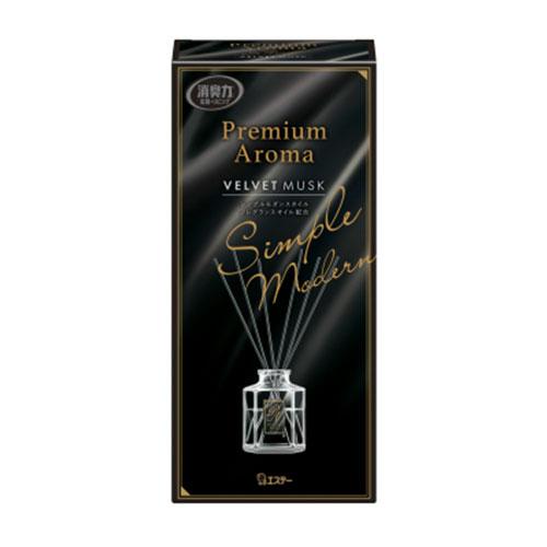 エステー お部屋の消臭力 Premium Aroma Stick 本体 ベルべットムスク 50mL×...