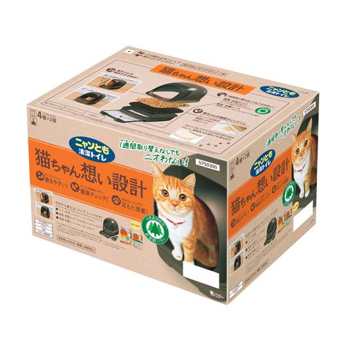 エステー　ニャンとも清潔トイレ　ドームタイプ　ブラウン　　　1セット×1個