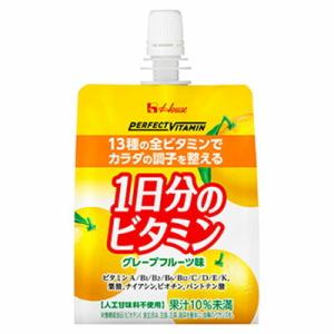 【3ケース】ハウス　PV　1日分のビタミンゼリー　グレープフルーツ味　180g×3箱　合計72個入り（沖縄県・離島は別途送料が必要となります）