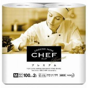 花王　ＣＨＥＦ（シェフ）キッチンペーパー　プレミアムＭ　100枚×2本×6袋　合計12本