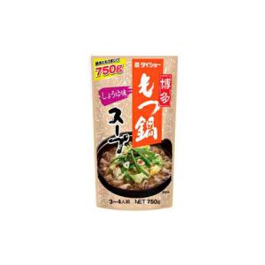 ダイショー　博多もつ鍋スープ　しょうゆ味　750ｇ×10袋｜k-relight