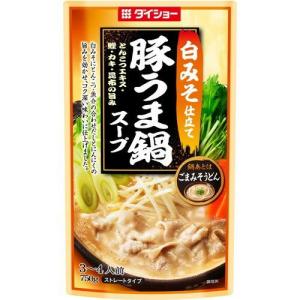 ダイショー 白みそ仕立て 豚うま鍋スープ 750g×10袋