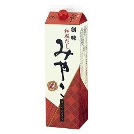 創味食品　和風だしみやこ　1.8L×6個