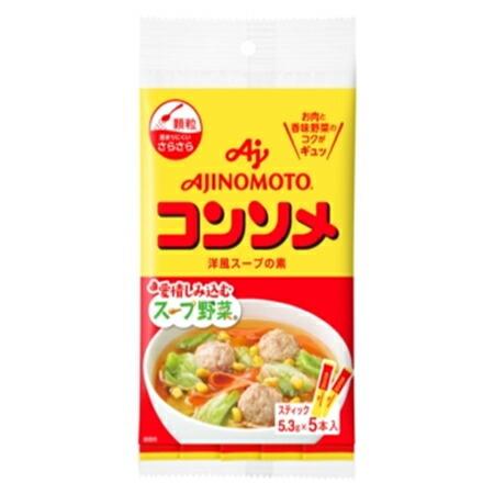 味の素　「味の素ＫＫコンソメ」顆粒スティック５本入袋　26.5g×80袋