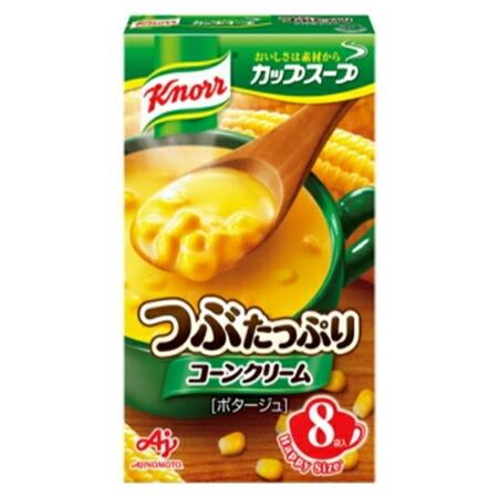 味の素　「クノール　カップスープ」つぶたっぷりコーンクリーム（８袋入）　128.8g×24袋
