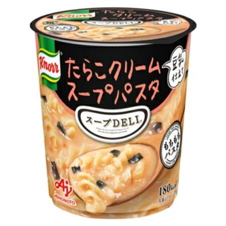 味の素　「クノール　スープＤＥＬＩ」たらこクリームスープパスタ＜豆乳仕立て＞（容器入）　44.6g×...