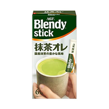 味の素AGF　「ブレンディ」　スティック　抹茶オレ　6本×24箱個