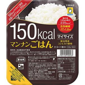 大塚食品　マイサイズマンナンごはん　140ｇ　6袋×4箱　合計24袋【沖縄県・離島は別途送料】｜Re-light Yahoo!ショップ