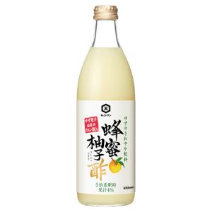 キッコーマン　蜂蜜柚子酢　500ml×6個｜k-relight