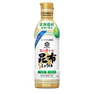 キッコーマン　いつでも新鮮 旨み豊かな昆布しょうゆ　450ml×12個｜k-relight