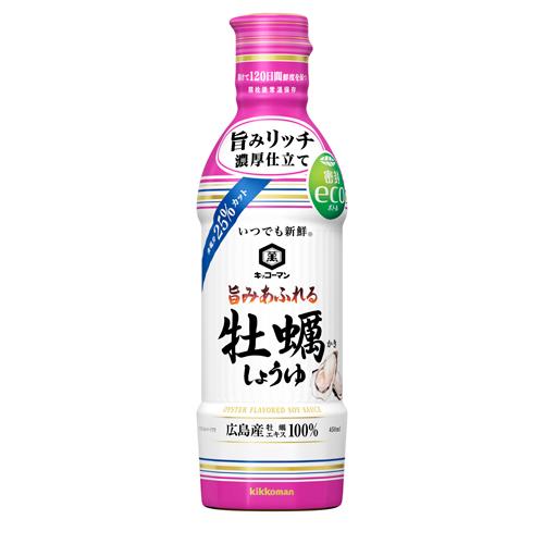 キッコーマン　いつでも新鮮　旨みあふれる牡蠣しょうゆ　450ml×12個