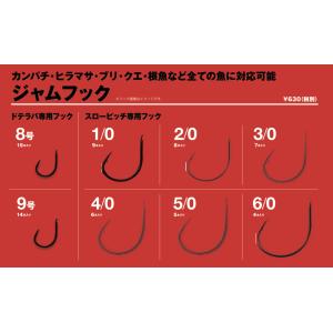 シーフロアコントロール　JAM HOOK　ジャムフック　3/0 4/0 5/0 6/0