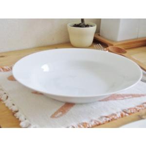 底広 リム パスタ皿 23.3cm 白い食器 ...の詳細画像2