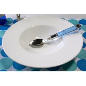 洋食器 ワイドリム 平型スープ皿 大皿 28.5cm 白い食器 日本製 