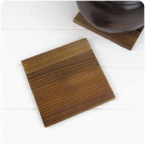 焼杉 敷板 15cm 日本製 鍋敷き なべしき しきいた 鍋用品