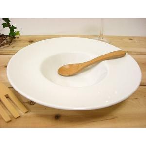 洋食器 パスタ皿 リム 中皿 24.5cm 白い食器 日本製 美濃焼 エクシブ