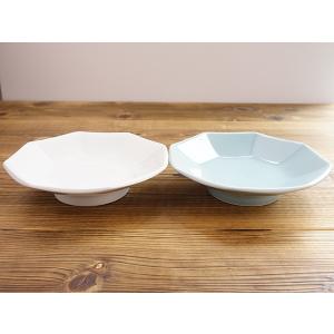 選べる2色 八角シュウマイ皿 19.5cm チ...の詳細画像1
