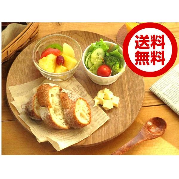 丸トレー 25cm ウィローウッド 木製 木のお盆 ウッドトレー 重なる スタック オシャレ 木の皿...