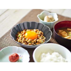 食器 小鉢 おしゃれ お花 グレー 13.4c...の詳細画像1