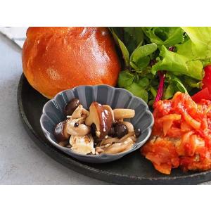 食器 小鉢 おしゃれ お花 グレー 13.4c...の詳細画像2