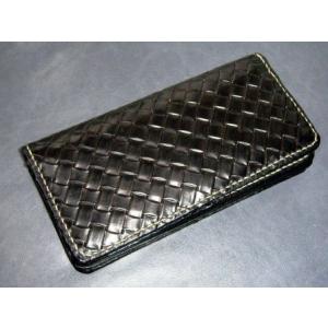 ロングウォレット（LW00061） : ハンドメイド革職人K's - 通販 - Yahoo