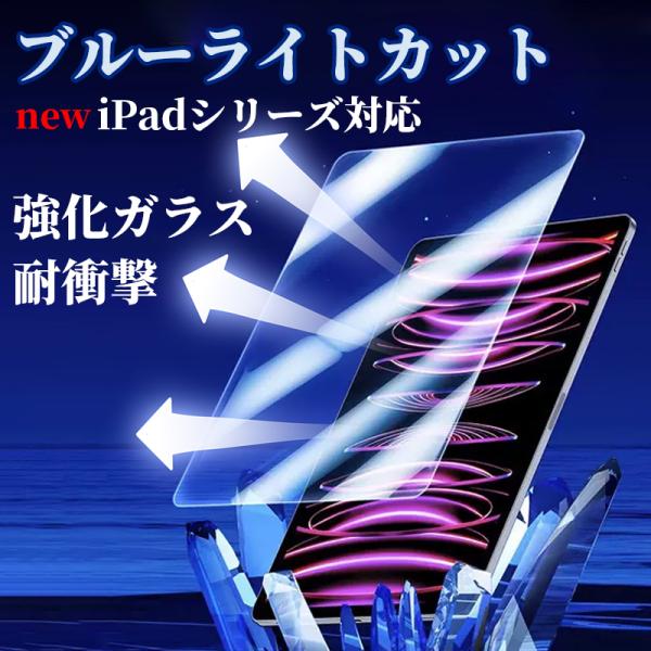 iPad 第10世代 第9世代 フィルム ブルーライトカット 2024 ipad air 第6世代 ...