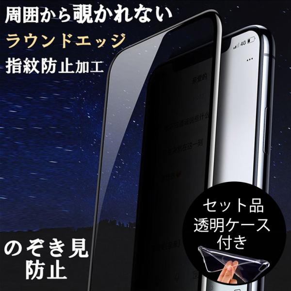 iPhone12 Pro iPhone12 Mini ガラスフィルム 全面 覗き見防止 iPhone...