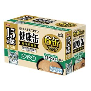健康缶 15歳からの健康缶6P とろとろペースト かつお