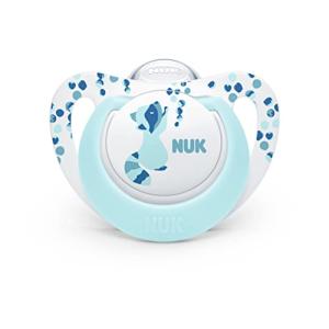 NUK ヌーク おしゃぶりジーニアス(消毒ケース付き) 0-6カ月用/あらいぐま