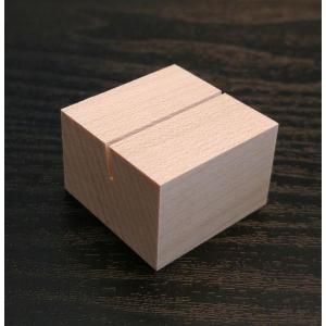 木のカード立てメープル角(木製)サインホルダー ...の商品画像