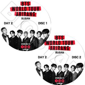 K-POP DVD/ バンタン 2026 BTS WORLD TOUR IN BUSAN DAY2 (2026.06.13) (2枚SET) (日本語字幕)/ アリラン 釜山公演..