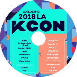 K-POP DVD／2018 KCON in LA (2018.08.11-12)／Wanna One TWICE SEVENTEEN Momoland PENTAGON NUEST W Chung Ha 他｜k-styleshop