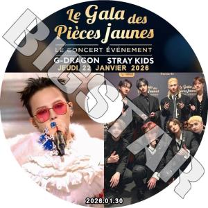 K-POP DVD/ 2026 フランスチャリティーイベントLIVE - Le Gala des Pieces Jaunes ? (2026.01.30)/ BIGBANG ビックバン GD Stray Kids