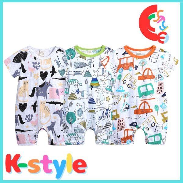 ベビー服 ロンパース 60 70 80 半袖 新生児 男の子 女の子 幼児 赤ちゃん服 子供服 出産...