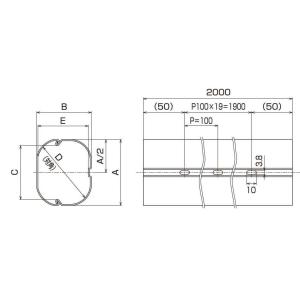 バクマ工業スマートダクトRD-70 -20本法...の詳細画像1