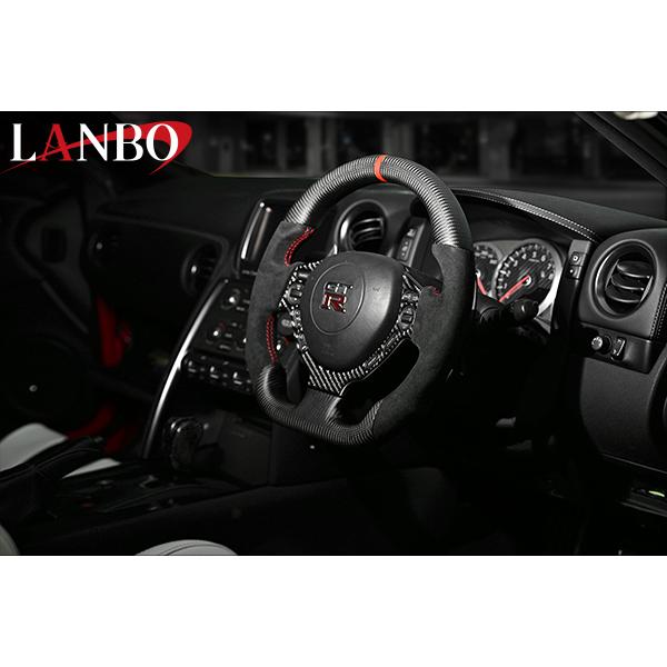 プレミアムスポーツ ステアリング GT-R［R35 前期/中期］ マッドカーボン×アルカンターラ[C...