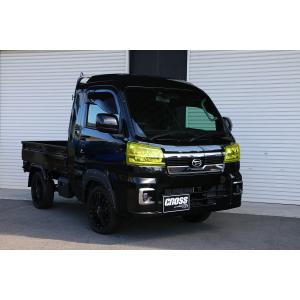 ハイゼット ヘッドライトカバー S500P 後期 テイクオフ ライトスモーク CROSS（クロス） [テイクオフ]ヘッドライトカバースモークシリーズ