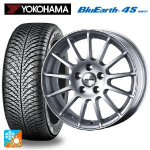 シトロエン C4(B7系)用 205/55R16 91V ヨコハマ ブルーアース4S AW21 アーヴィン F01オールシーズンタイヤホイール 4本セット｜k-tire