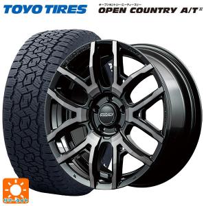 即日発送 ミツビシ アウトランダー(5LA GNOW)用 235/60R18 103H トーヨー オープンカントリー AT3 ホワイトレター チームデイトナ F6ドライブサマータイヤホイー