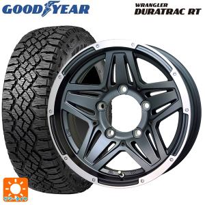 スズキ ジムニーシエラ(74系)用 225/75R16 115/112S グッドイヤー ラングラー デュラトラック RT ブラックレター マッドクロス JB-01サマータイヤホイール 5本セ