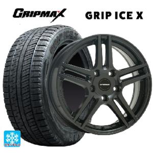 ルノー ルーテシア(BJA系)用 185/65R15 88Q グリップマックス グリップアイスX ブラックレター # ユーロデザイン アイガー