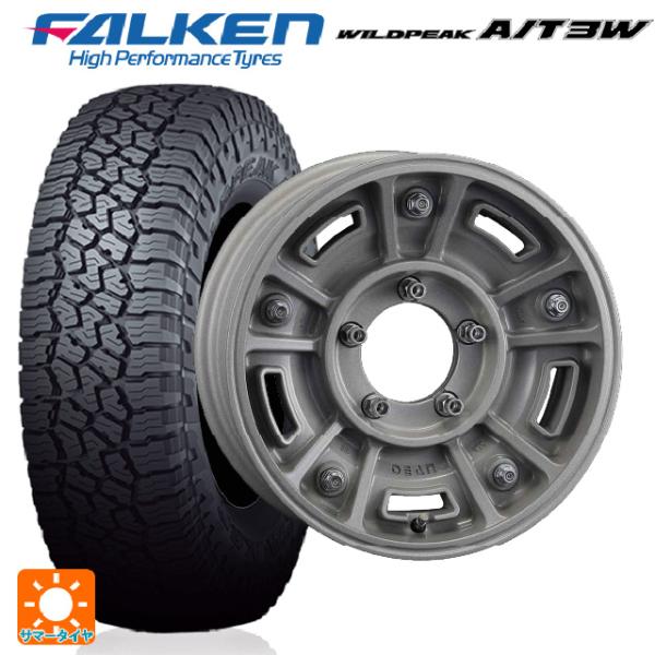 225/75R16 115Q サマータイヤホイールセット ファルケン ワイルドピーク AT3W クリ...