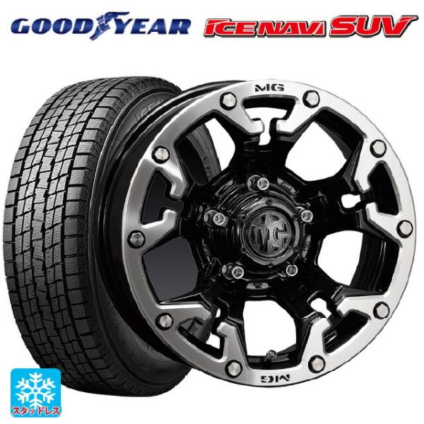 215/70R16 100Q スタッドレスタイヤホイールセット グッドイヤー アイスナビ SUV ク...