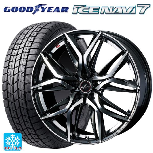 215/60R17 96Q スタッドレスタイヤホイールセット グッドイヤー アイスナビ7 ウェッズ ...