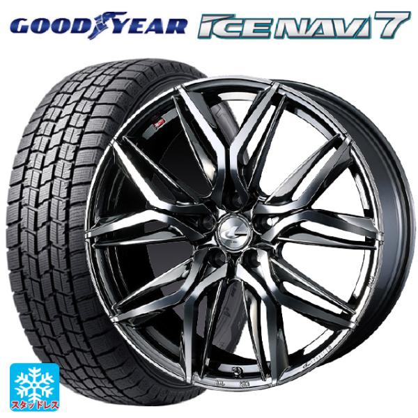 215/60R17 96Q スタッドレスタイヤホイールセット グッドイヤー アイスナビ7 ウェッズ ...