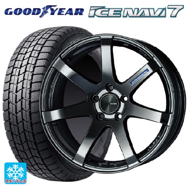 225/45R18 91Q スタッドレスタイヤホイールセット グッドイヤー アイスナビ7(限定) #...