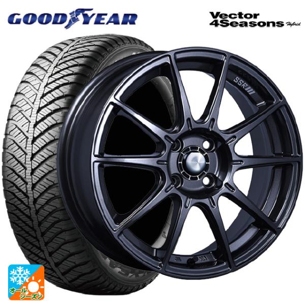 送料無料 オールシーズンタイヤホイールセット 185/65R15 88H グッドイヤー ベクターフォ...