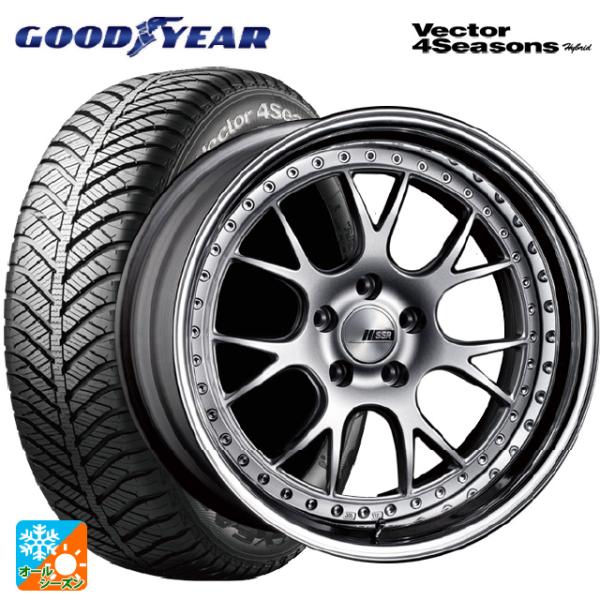 送料無料 オールシーズンタイヤホイールセット 225/40R18 92H XL グッドイヤー ベクタ...