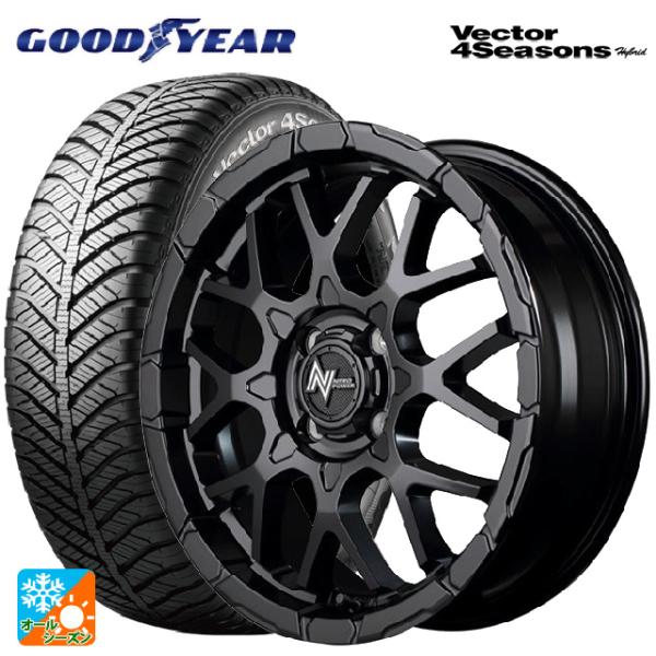 送料無料 オールシーズンタイヤホイールセット 195/50R16 84H グッドイヤー ベクターフォ...