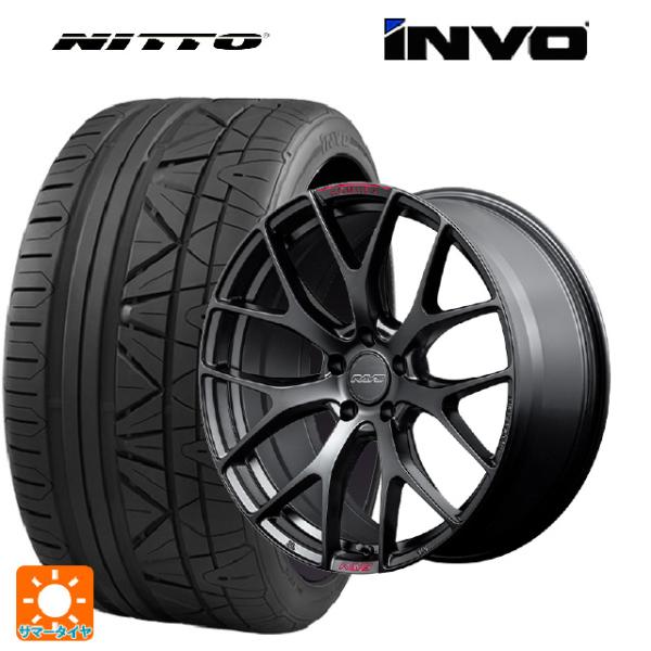 225/45R19 96W サマータイヤホイールセット ニットー INVO レイズ ホムラ 2X7F...